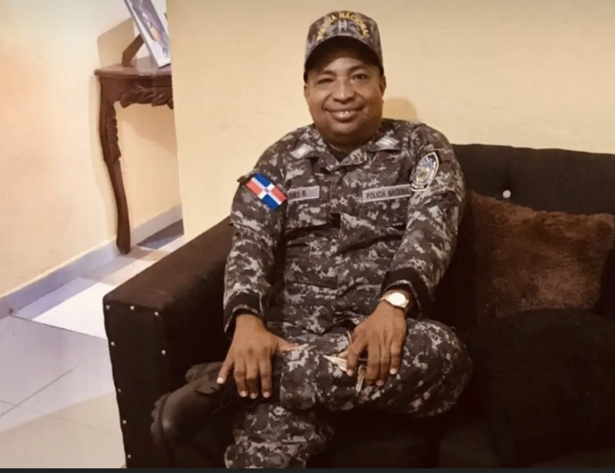 primer teniente retirado Miguel Antonio Adames Ruíz, de 54 años