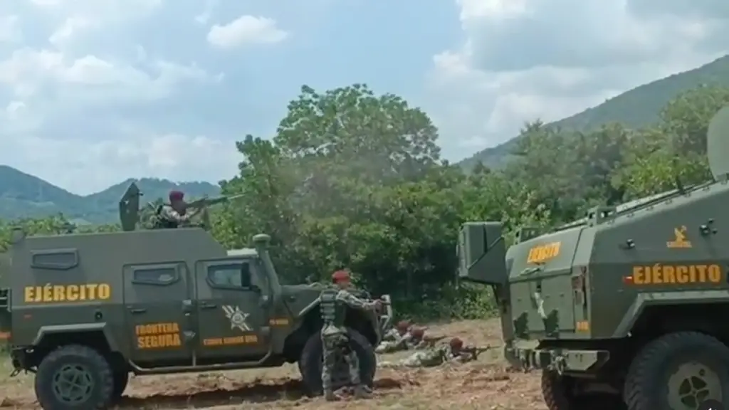 Así están miembros del ejército en Dajabón ante situación en la frontera