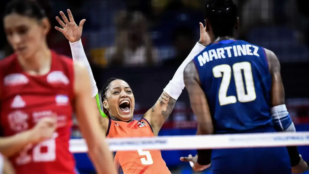 Reinas del Caribe le gana a Serbia en pre olímpico de voleibol