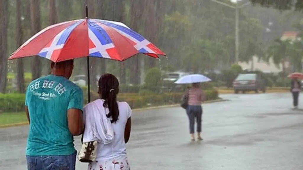 Vaguada provoca aguaceros en la República Dominicana