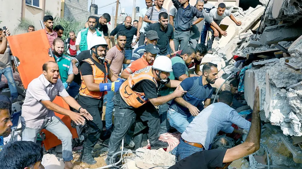 Muertos en Israel ya supera la cifra de 1,200 y en Gaza 1,055 en el quinto día de guerra