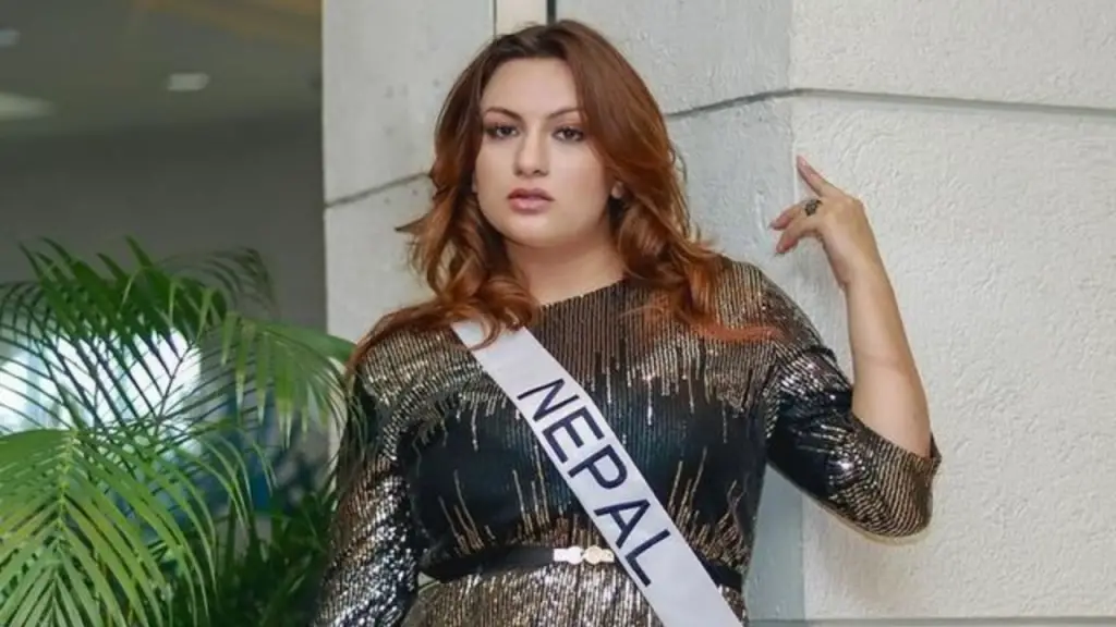 "La candidata de talla grande, Miss Nepal, se destaca en la preliminar de Miss Universo 2023
