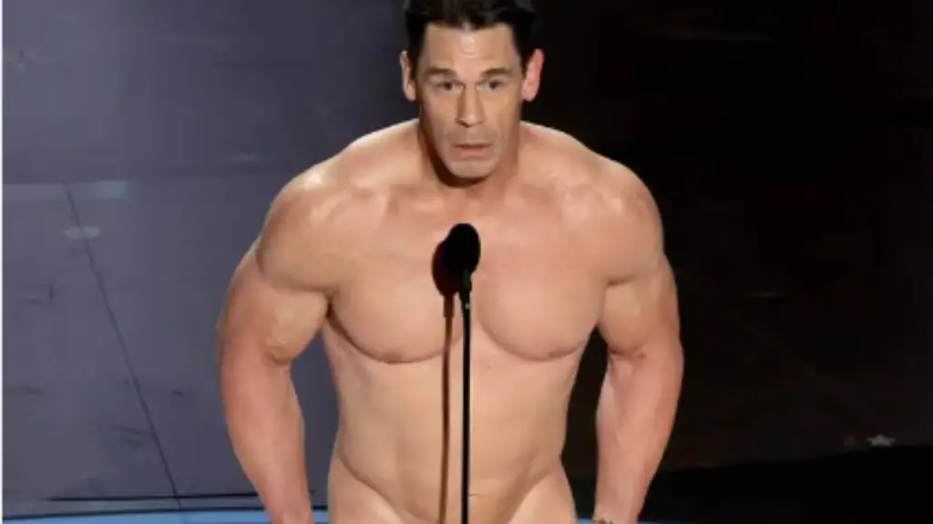 John Cena aparece desnudo y desata conmoción en la Gala de los Oscars